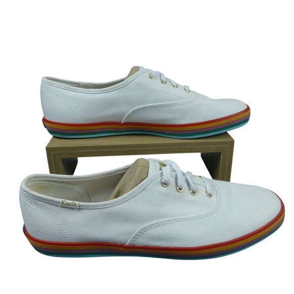 Keds Women’s Pride Rainbow Sole Canvas Sneakers – Size US W8.5 - New - Picture 2 of 8